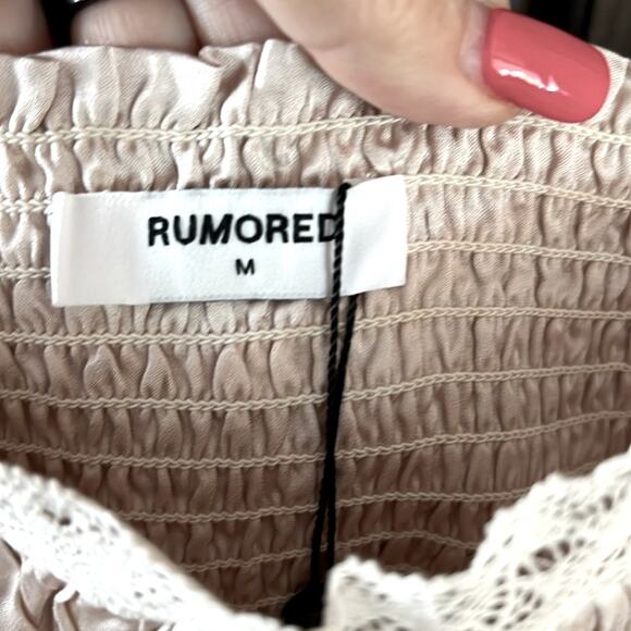 Rumored Women's Cream Mini Dress - Picture 4 of 14